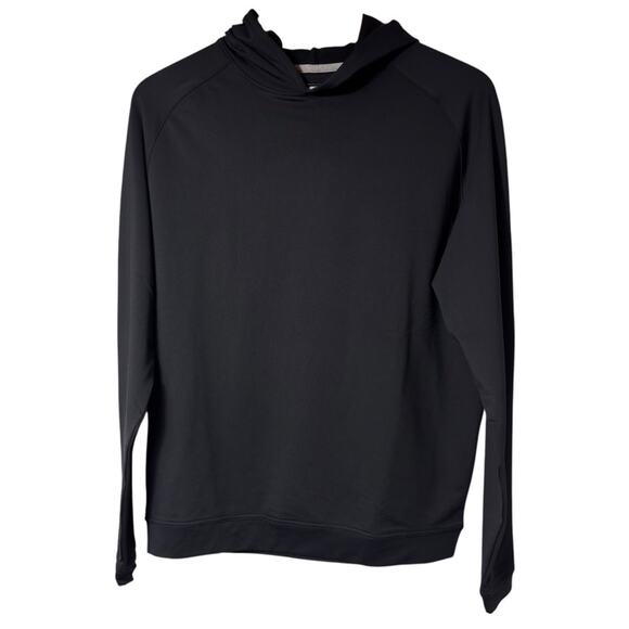 PETER MILLAR COLOR BLACK STYLE MS23EK45 SIZE SMALL HOODIE BRAND NEW WITH TAGS